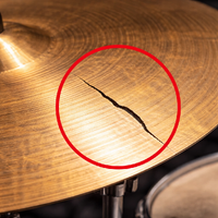 Cymbal Bow Crack Repair Service Melbourne - Fix Cymbal Body Cracks