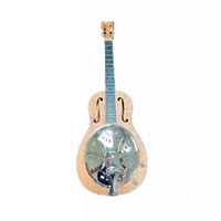 Bourbon Street Single Cone Square Neck Resonator Guitar C/w Pickup and Case