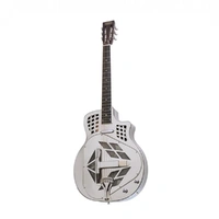 Bourbon Street Tricone Cutaway  Resonator Guitar - Nickel