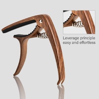 BBT Trigger  Capo For Acoustic / Electric Guitar  - Dark Wooden