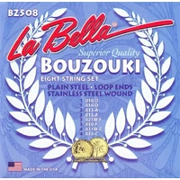 La Bella BZ508 Greek BOUZOUKI, 8-String Set BZ508 Strings Set