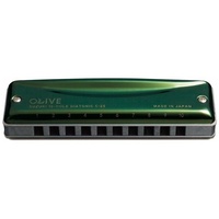 Suzuki Harmonica Olive C20 10 Hole Diatonic Harmonica - Key of A