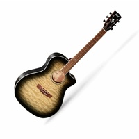 Cort GA-QF TBB Grand Auditorium Acoustic / Electric Guitar Fishman Pickup