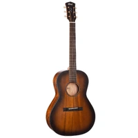 Cort Core-PE Mahogany Acoustic Guitar w/Soft Case - Open Pore Black Burst