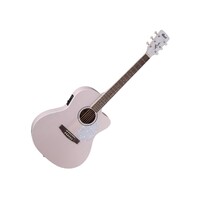 Cort Jade Classic PPOP Small Body Acoustic Guitar - Pink Pastel