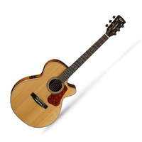 Cort L100F NS Concert Cutaway Acoustic / Electric Guitar Satin Natural 