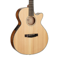 Cort SFX-E Acoustic-Electric Guitar w/ Cutaway - Natural Satin