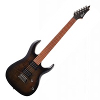CORT X100 OPBB Electric Guitar Open Pore Black Burst
