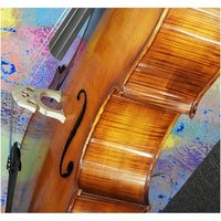Fine Hand Carved European Professional Symphony 4/4 Cello Setup Jargar strings