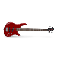 Cort Action Bass Plus 4-String Bass Guitar - Trans Red