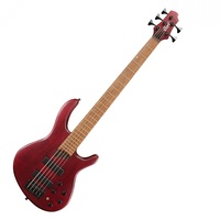 Cort Artisan B5 Plus AS RM 5-String Bass Guitar Open Pore Burgundy Red