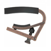 Shubb Electric  Steel String Guitar Capo 7.25 inch Radius Antique Brass