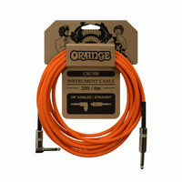 Orange CA037 Crush Straight to Right Angle Instrument Cable - 20 Foot