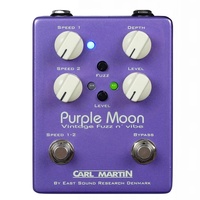 Carl Martin Purple Moon Vintage Fuzz and Vibe Effects Pedal