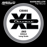 D'Addario CB065 Chromes Bass Guitar Single String, Long Scale .065