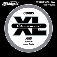 D'Addario CB085 Chromes Bass Guitar Single String, Long Scale .085