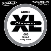 D'Addario CB085 Chromes Bass Guitar Single String, Long Scale .085