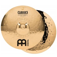 Meinl Cymbals  14" Medium Hihat (Hi Hat) Cymbal Pair  Classics Custom Brilliant 