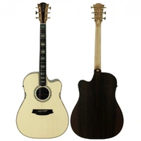 Cole Clark CCFL3EC-SR FL Dreadnought 3 Acoustic Electric Guitar ƒ?? Spruce / Rosewood Cutaway