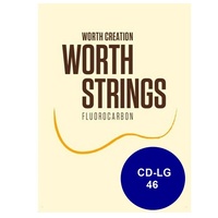 Worth Ukulele Strings Clear FluoroCarbon  CD-LG Hard Low G  Soprano / Concert