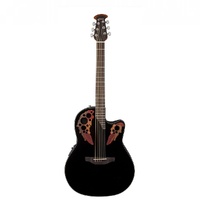 Ovation CE44-5 Celebrity Elite Acoustic / Electric Guitar - Mid Depth - Black