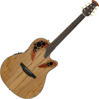 Ovation Celebrity Elite Plus  Mid-Depth Acoustic / Electric Guitar - Spalted Maple