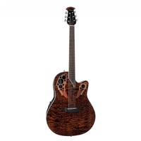 Ovation Celebrity Elite CE44P-TGE, Mid-Depth Cutaway Acoustic Guitar