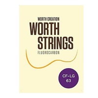 Worth Ukulele Strings Clear FluoroCarbon Fat Low-G  63 inch Concert / Soprano
