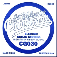 D'Addario CG030 Flat Wound Electric Guitar Single String .030