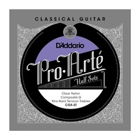D'Addario CGX-3T Pro-Arte Clear Nylon w/ Composite G Classical Guitar Half Set, 