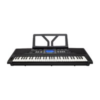 Crown CK-28 Touch Sensitive  61-Key Electronic  Keyboard with USB (Black)