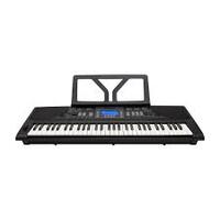 Crown CK-68 Touch Sensitive 61-Key Electronic Keyboard with MIDI (Black)