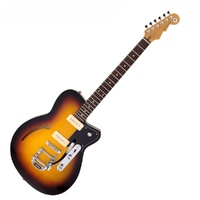Reverend Club King 290 Electric Guitar - 3-tone Burst with Rosewood Fingerboard