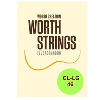 Worth Ukulele Strings Clear FluoroCarbon Light CL-LG Low G  Soprano / Concert