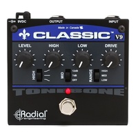 Radial CLASSIC V9 - Distortion and Overdrive 9V Version Effects Pedal
