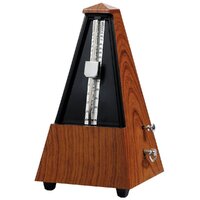 Crown Traditional Metronome Light Teak Wood Look Finish
