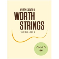  Worth Creation Soprano/Concert Ukuele Strings Clear FluroCarbon Set Low G CMLG