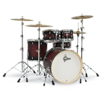Gretsch Catalina Maple CM5 20 5pc Drum Kit Drum Kit Satin Dark Cherry Burst