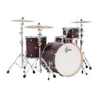 GRETSCH Catalina Maple 4 Piece Drum Kit Satin Deep Cherry Burst