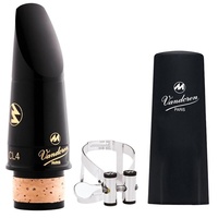 Vandoren  Masters CL4 Bb Clarinet Mouthpiece with Silver M/O Ligature and Cap