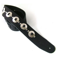 DSL Designer Series Leather Strap Concho Black Star