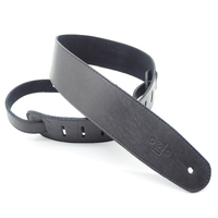DSL CP25 Premium Suede 2.5" Guitar Strap - Black