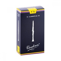 Vandoren CR1115 Eb Clarinet Traditional Reeds Strength 1.5  10-Pack ( Eb )