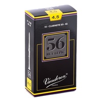 Vandoren 56 Rue Lepic Bb Clarinet Reeds Strength 4.5 , Box of 10 Reeds