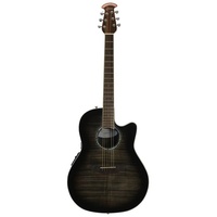Ovation Celebrity Standard Plus Acoustic / Electric Guitar CS24P - Trans Black 