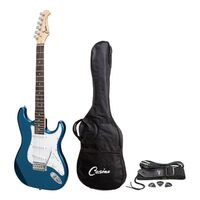 Casino ST-Style Electric Guitar  (Metallic Blue) W/ Bag and Strap