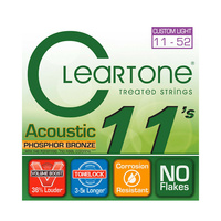 Cleartone 7411 EMP Phosphor Bronze Acoustic Guitar Strings - .011-.052