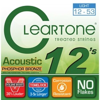 Cleartone EMP 7412 Coated Phosphor / Bronze Acoustic Guitar Strings  12 - 53