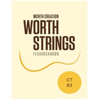 Worth Premium Ukulele Strings Clear Fluorocarbon Tenor Standard Tuning