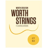 Worth Premium Ukulele Strings Clear Fluorocarbon Tenor Standard Tuning